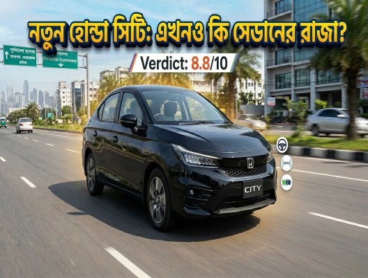 Honda City Facelift 2025 Test Drive Review in Bangla